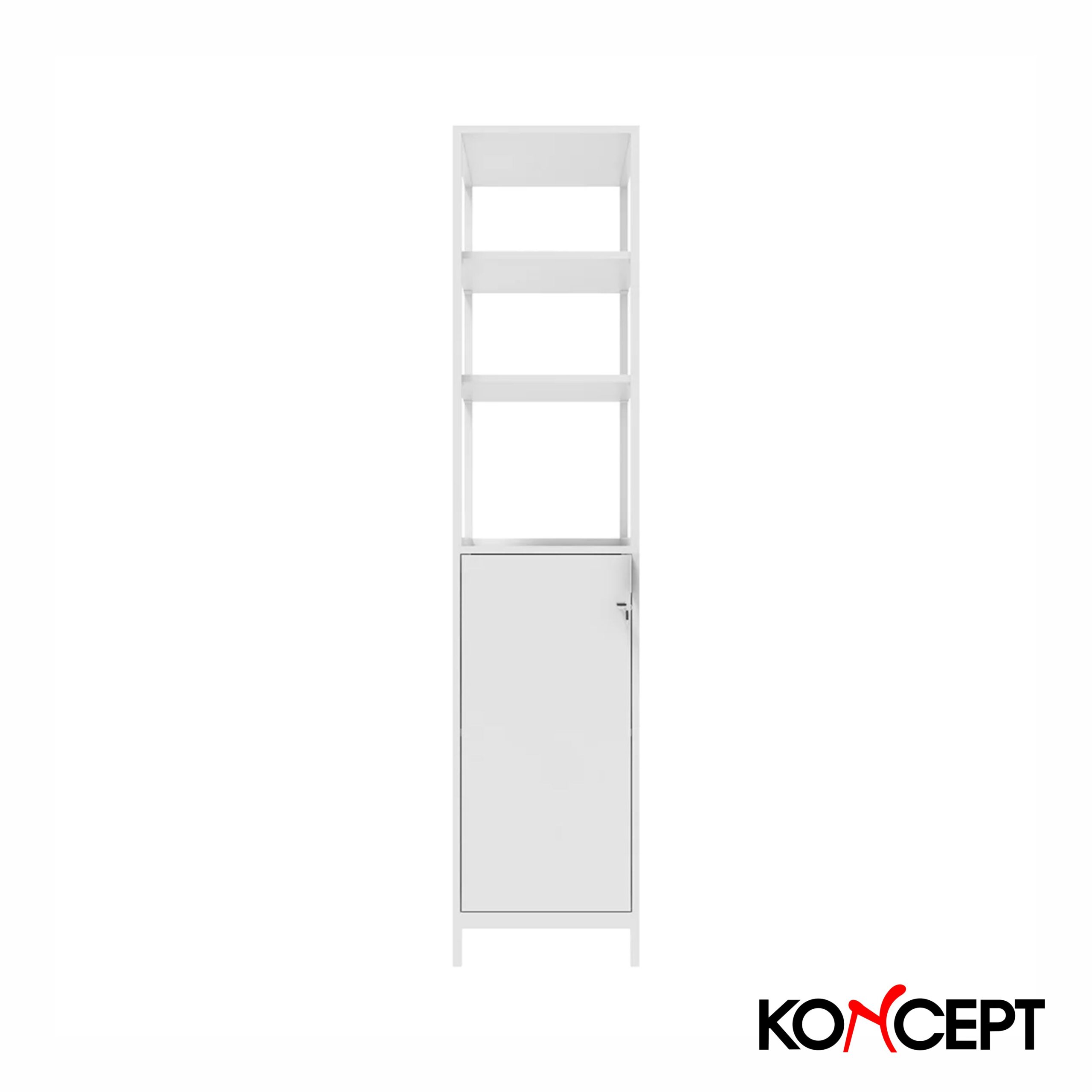 KC-PLAY WOKEN TALL CABINET CT40-C WHITE 01