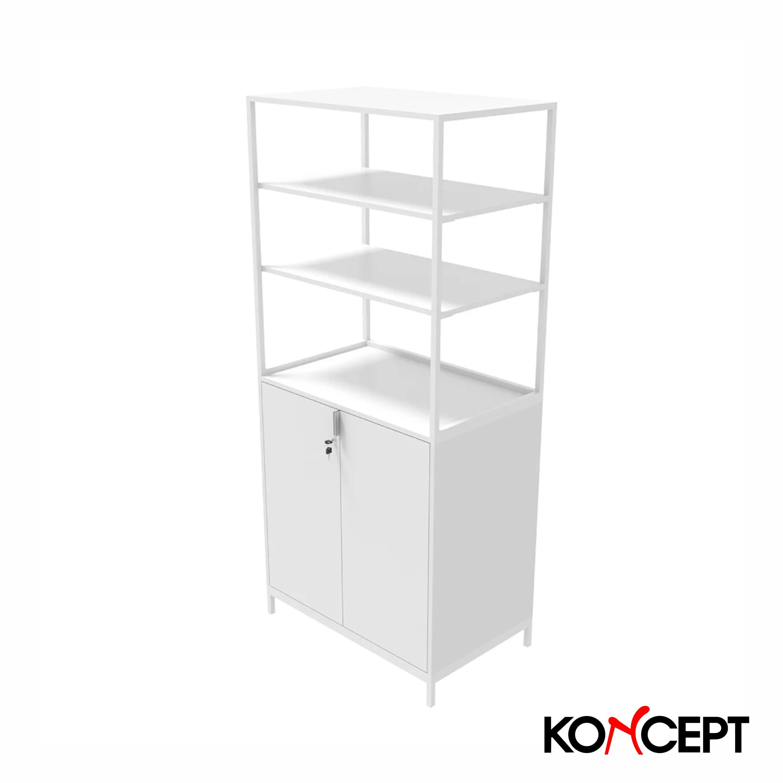 KC-PLAY WOKEN TALL CABINET CT80-C WHITE 02